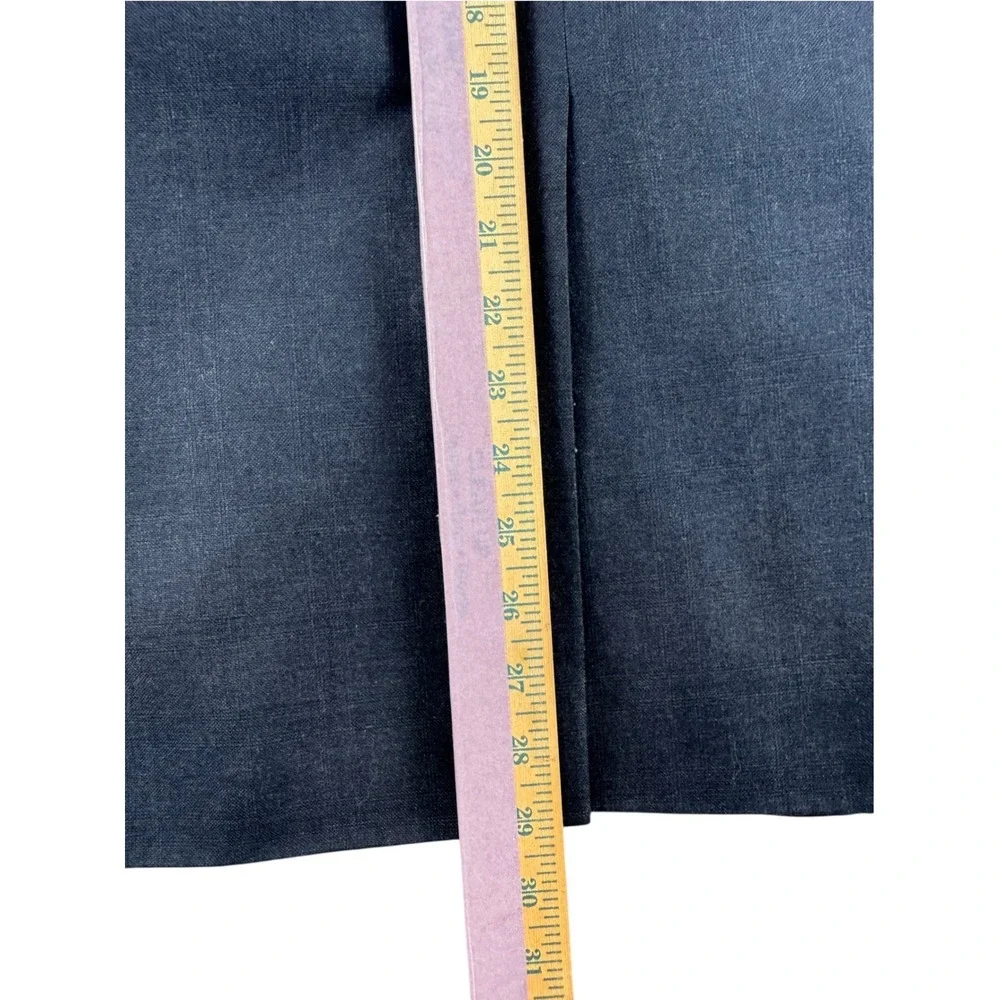 Saddlebred Mens Suit Jacket Blazer Charcoal Gray 44S 2 Button Lined Professional